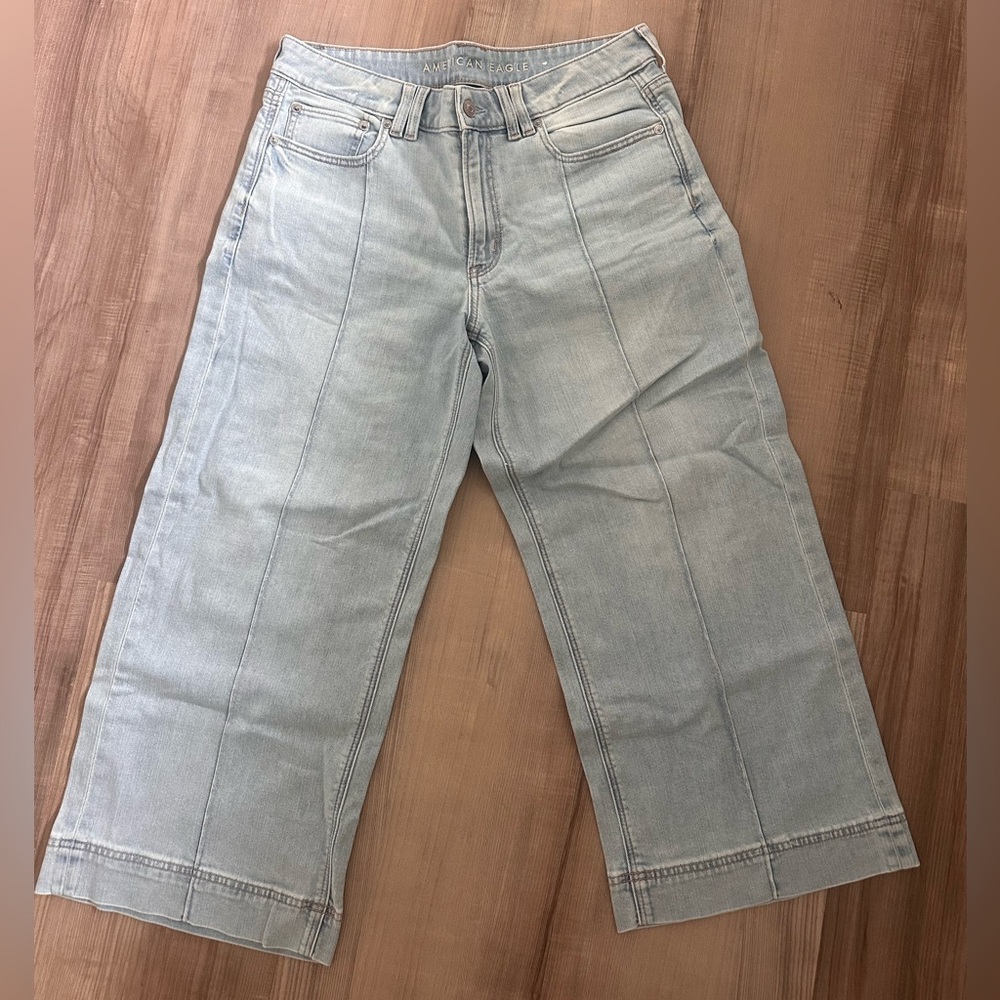 American Eagle Wide-Leg Jeans - Women’s 8 x-short